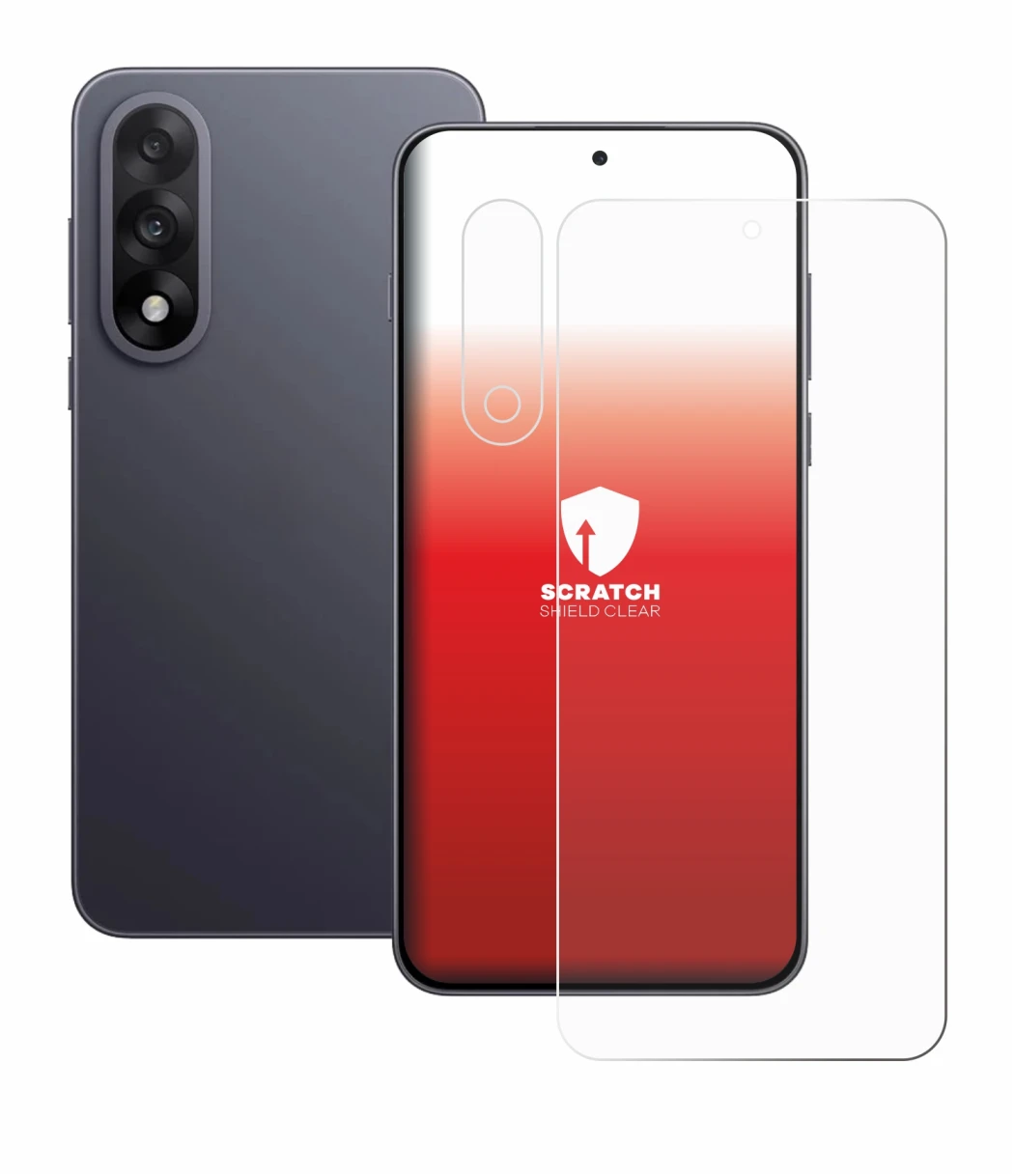 Imagen del dispositivo OnePlus Nord 5 (Frontal+Cámara) con una amplia variedad de protectores de pantalla.