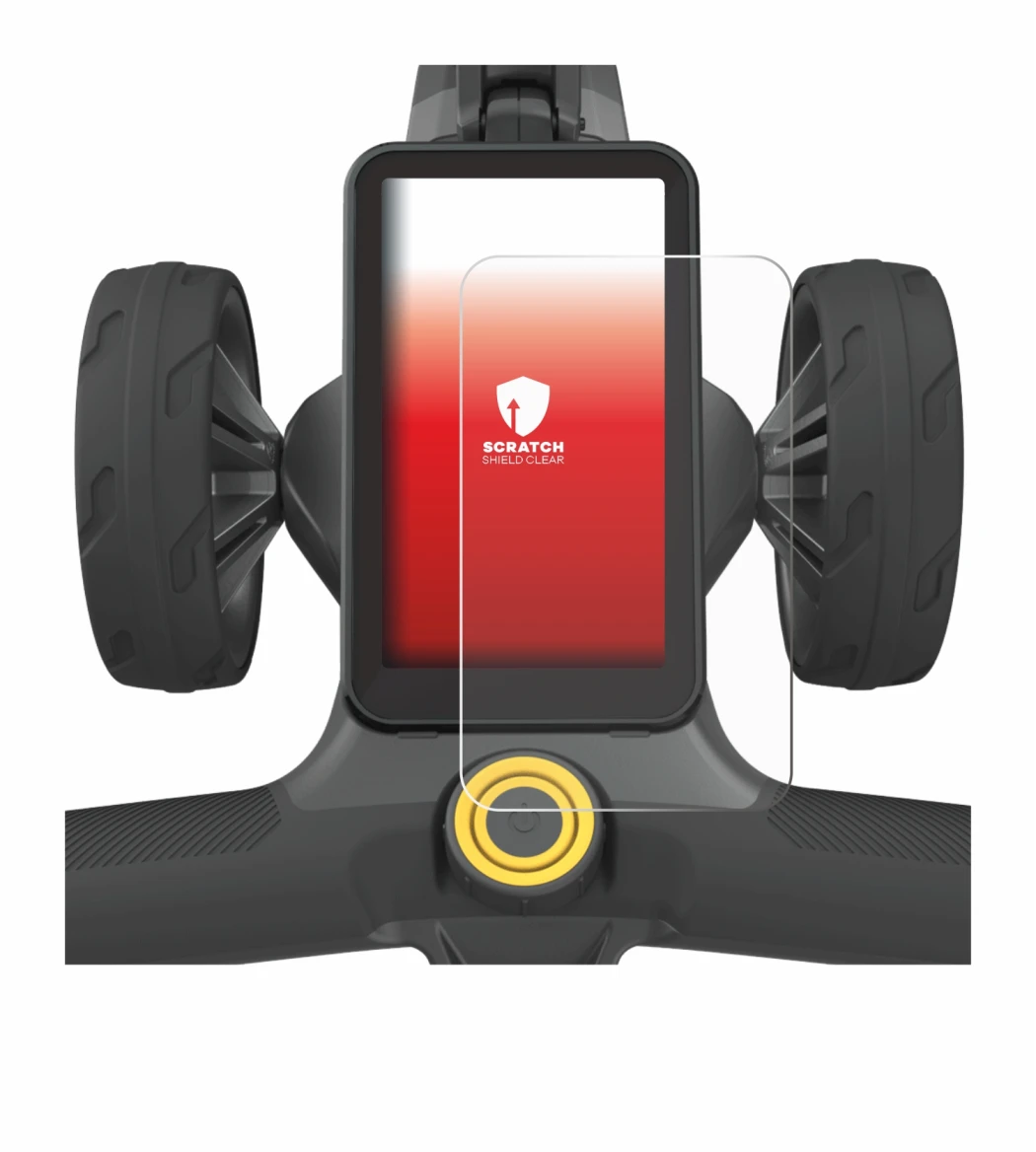 Imagen del dispositivo PowaKaddy CT12 GPS con una amplia variedad de protectores de pantalla.