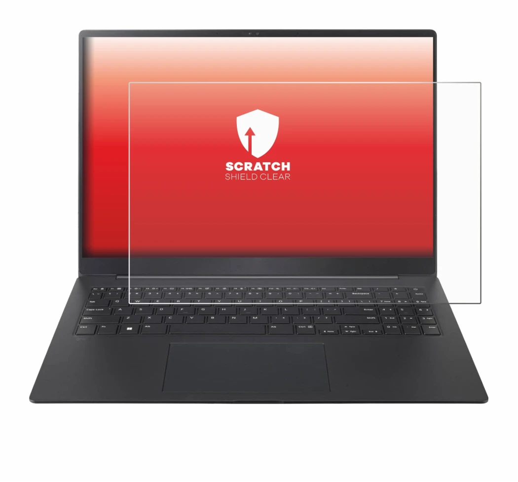 Imagen del dispositivo LG gram Pro 16 2025 con una amplia variedad de protectores de pantalla.