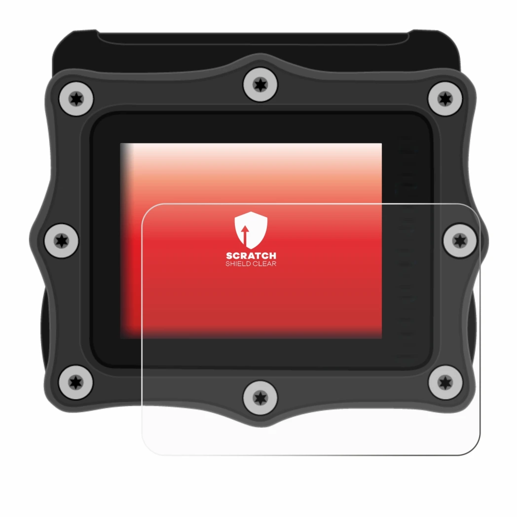 Imagen del dispositivo Shearwater Perdix 2 con una amplia variedad de protectores de pantalla.