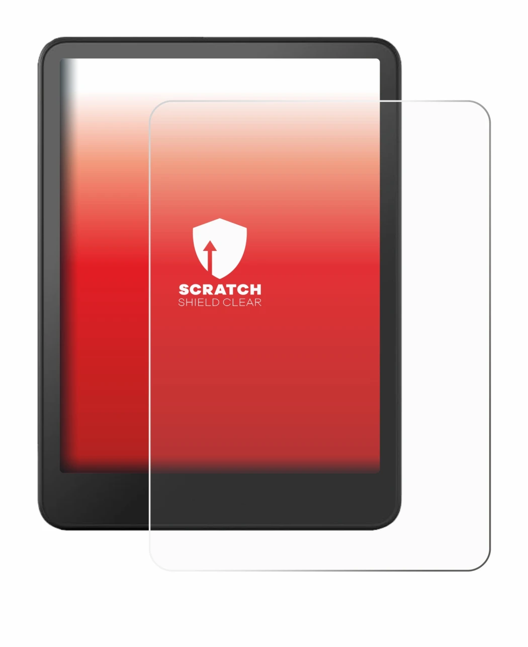 Imagen del dispositivo Amazon Kindle Colorsoft con una amplia variedad de protectores de pantalla.