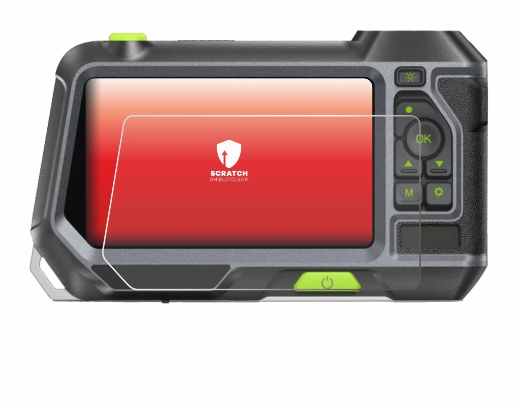 Imagen del dispositivo Teslong NTS500 con una amplia variedad de protectores de pantalla.