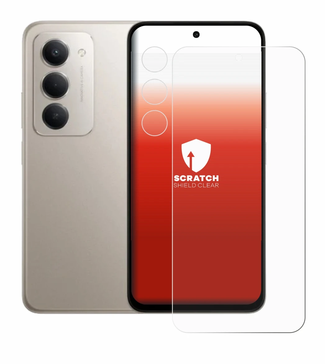 Imagen del dispositivo Xiaomi Redmi 15 (Frontal+Cámara) con una amplia variedad de protectores de pantalla.