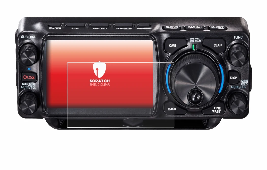 Imagen del dispositivo Yaesu FTX-1 con una amplia variedad de protectores de pantalla.