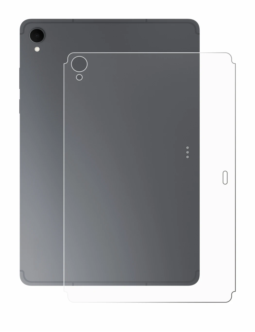 Imagen del dispositivo Samsung Galaxy Tab S11 (Trasero) con una amplia variedad de protectores de pantalla.