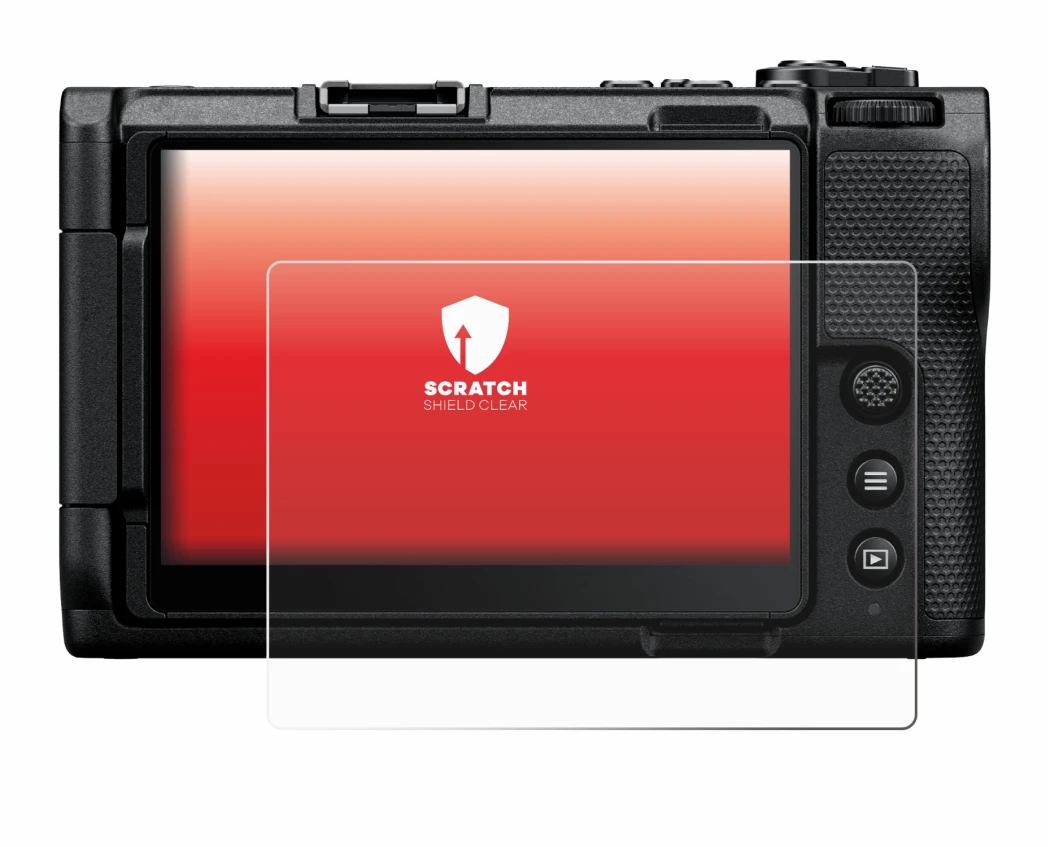 Imagen del dispositivo Nikon ZR con una amplia variedad de protectores de pantalla.