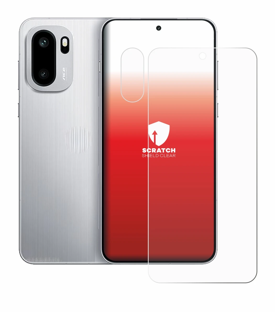 Imagen del dispositivo OnePlus 15R (Frontal+Cámara) con una amplia variedad de protectores de pantalla.