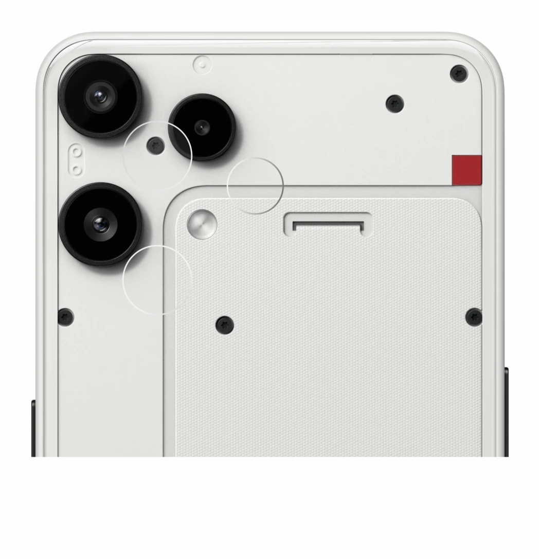 Imagen del dispositivo Nothing Phone (3a) Lite (SÓLO Cámara) con una amplia variedad de protectores de pantalla.