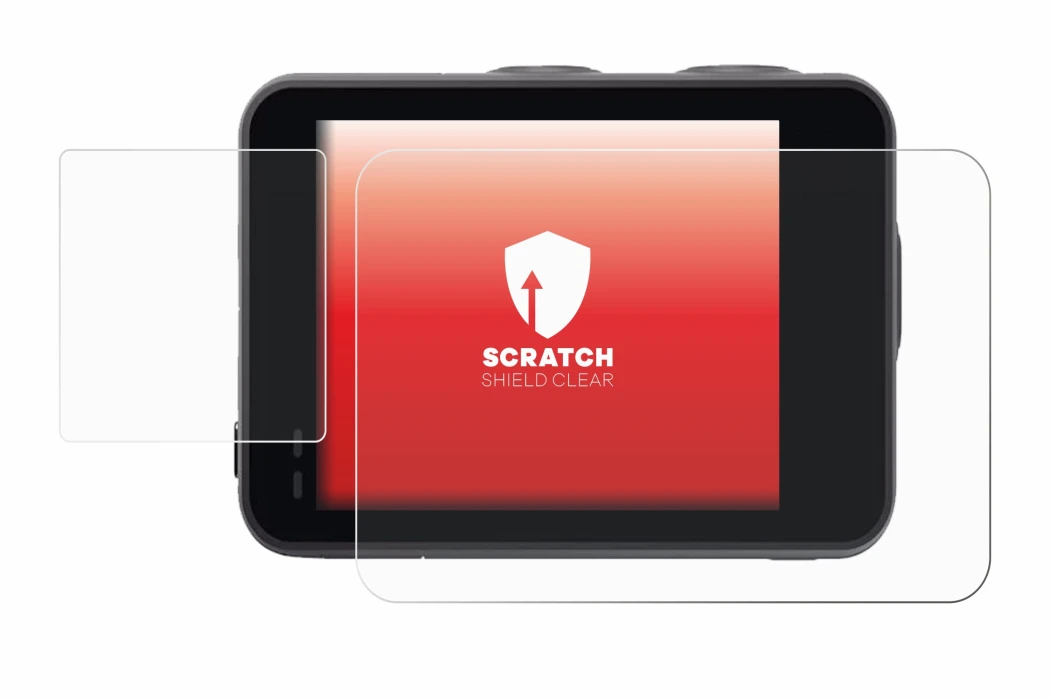 Imagen del dispositivo Akaso Brave 7 con una amplia variedad de protectores de pantalla.