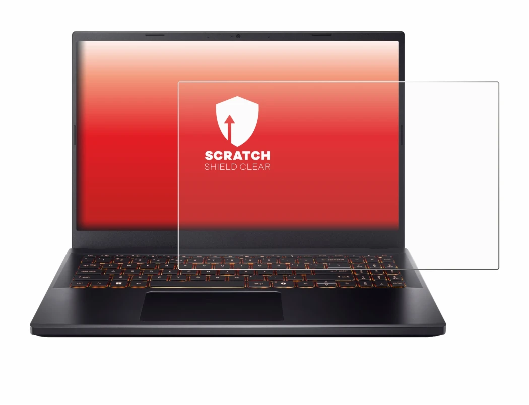 Imagen del dispositivo Acer Nitro V 15 con una amplia variedad de protectores de pantalla.