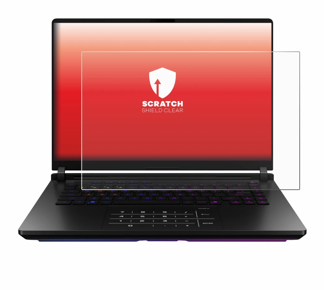 Imagen del dispositivo ASUS ROG Strix SCAR 18 2025 con una amplia variedad de protectores de pantalla.