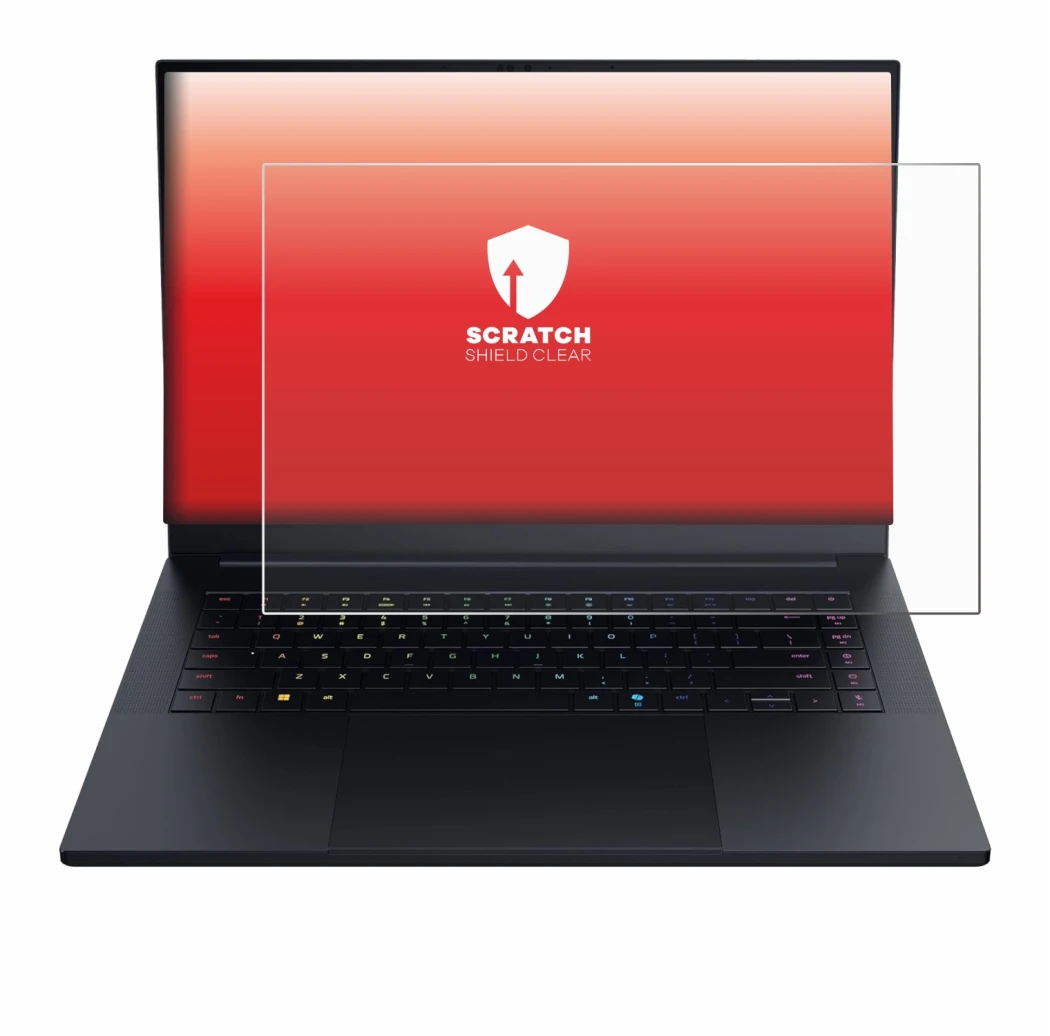 Imagen del dispositivo Razer Blade 16 2025 con una amplia variedad de protectores de pantalla.