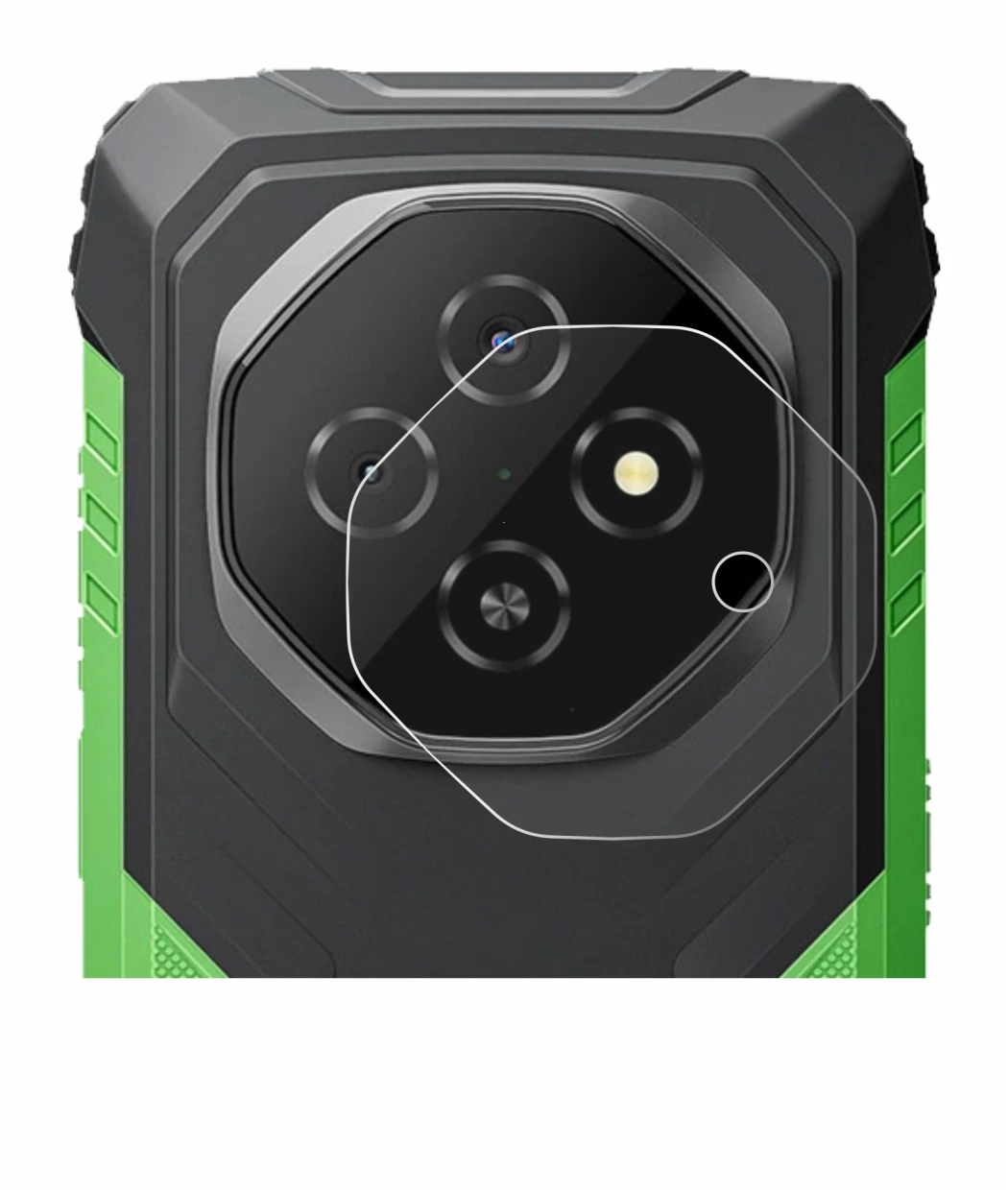 Imagen del dispositivo Blackview Fort 1 (SÓLO Cámara) con una amplia variedad de protectores de pantalla.