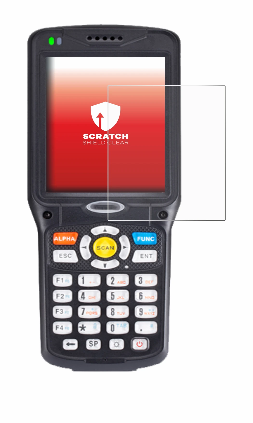 Imagen del dispositivo Unitech HT510A con una amplia variedad de protectores de pantalla.