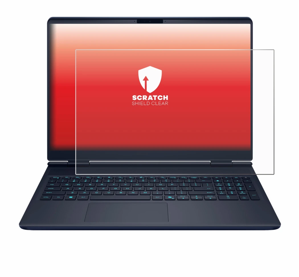 Imagen del dispositivo Dell Alienware 16X con una amplia variedad de protectores de pantalla.