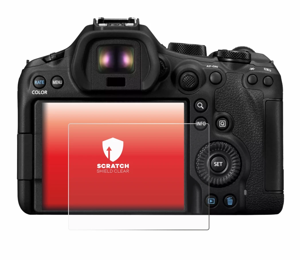 Imagen del dispositivo Canon EOS R6 Mark III con una amplia variedad de protectores de pantalla.