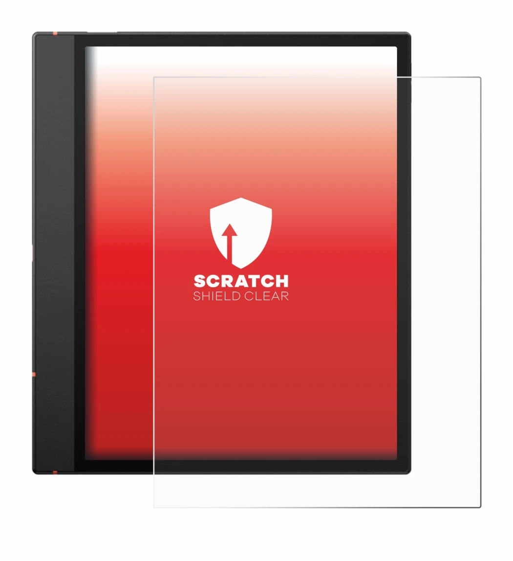 Imagen del dispositivo Boox Note Air 5 C con una amplia variedad de protectores de pantalla.