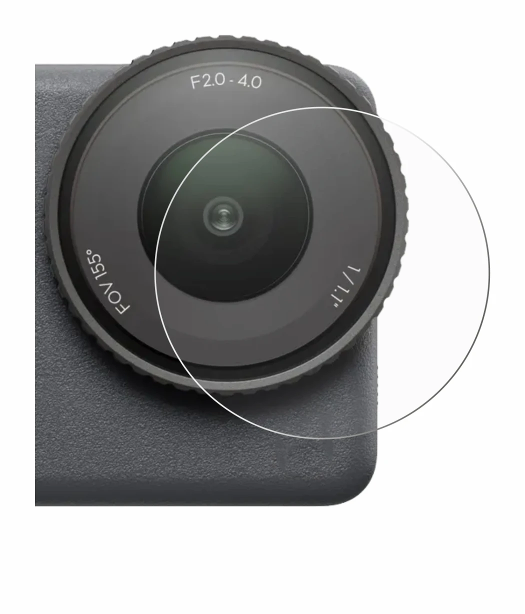 Imagen del dispositivo DJI Osmo Action 6 (Lente) con una amplia variedad de protectores de pantalla.