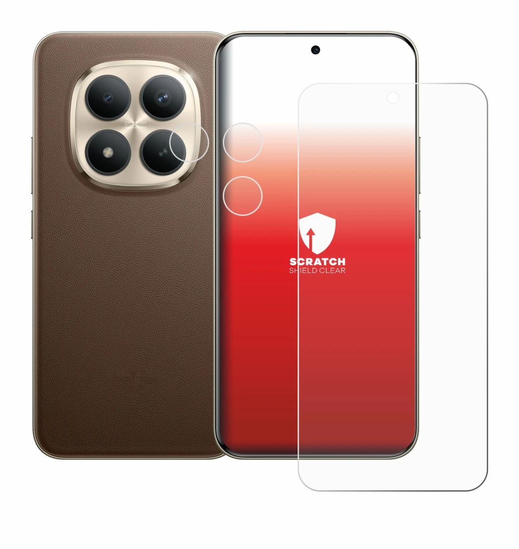 Imagen del dispositivo Xiaomi Redmi Note 15 Pro Plus 5G (Frontal+Cámara) con una amplia variedad de protectores de pantalla.