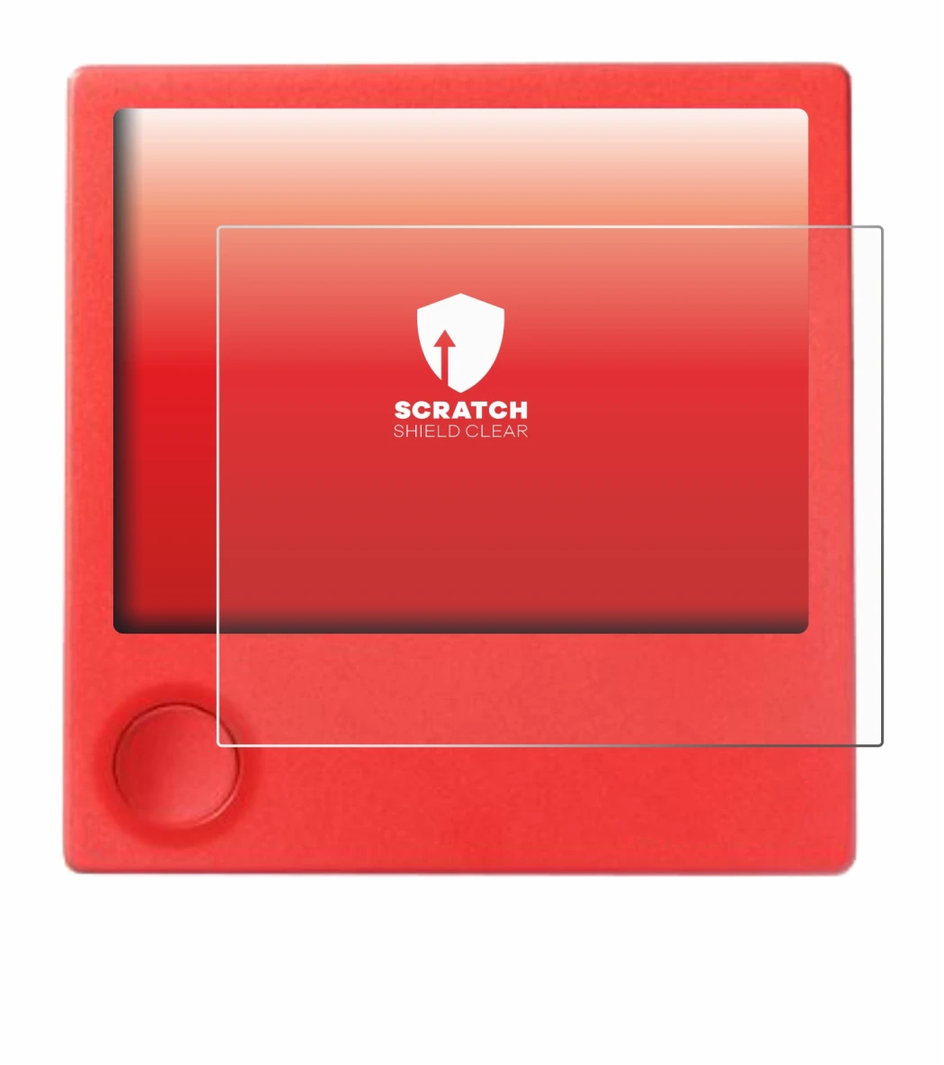 Imagen del dispositivo PicPak E-Ink Display con una amplia variedad de protectores de pantalla.