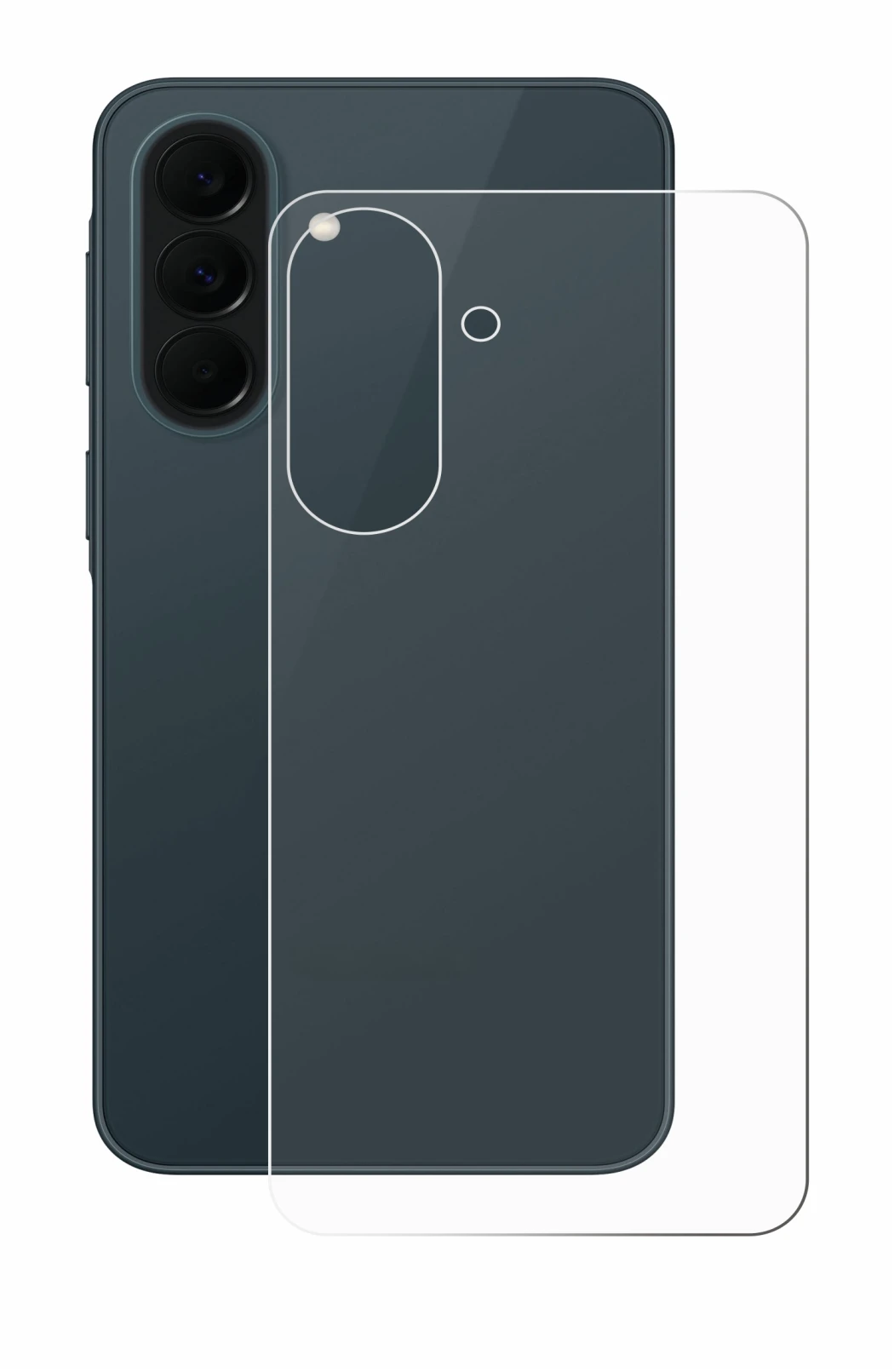 Imagen del dispositivo Samsung Galaxy A37 5G (Trasero) con una amplia variedad de protectores de pantalla.