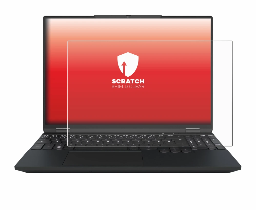 Imagen del dispositivo Tuxedo InfinityBook Max 15 Gen 10 con una amplia variedad de protectores de pantalla.
