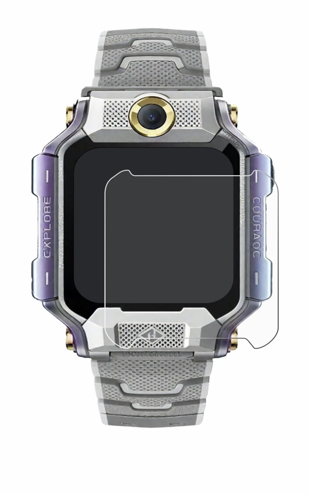 Imagen del dispositivo Imoo Watch Phone X10 con una amplia variedad de protectores de pantalla.