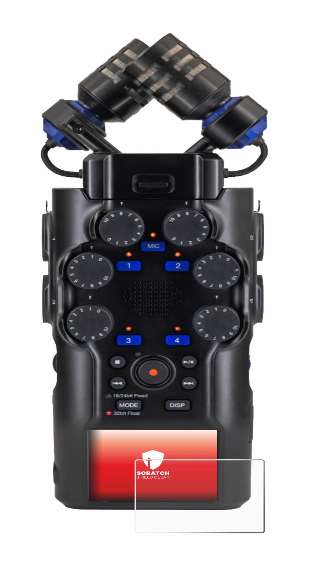 Imagen del dispositivo Zoom H6 studio con una amplia variedad de protectores de pantalla.