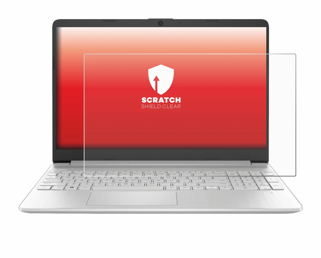 Imagen del dispositivo HP 15s-fq2000 con una amplia variedad de protectores de pantalla.