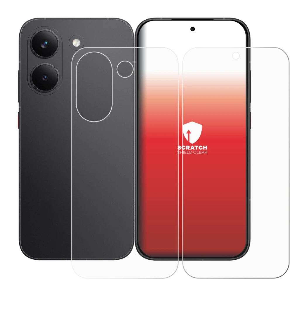 Imagen del dispositivo Xiaomi Poco X8 Pro (Frontal+Trasero) con una amplia variedad de protectores de pantalla.