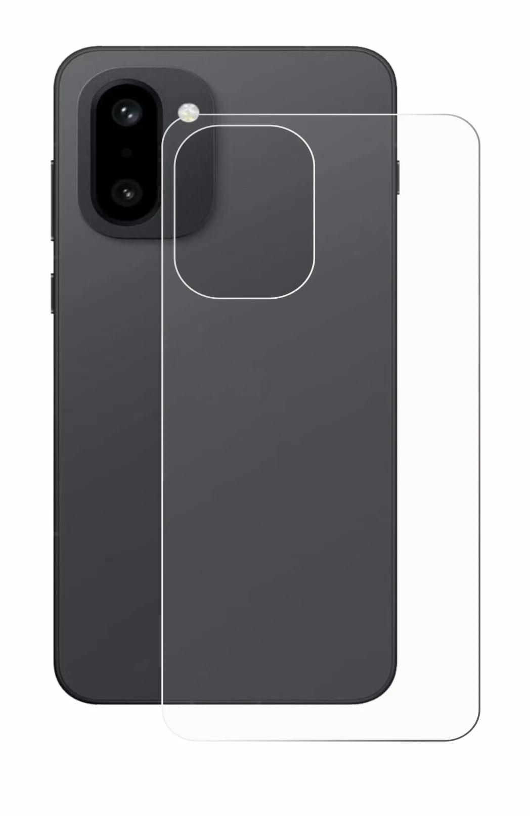 Imagen del dispositivo OnePlus 15R (Trasero) con una amplia variedad de protectores de pantalla.
