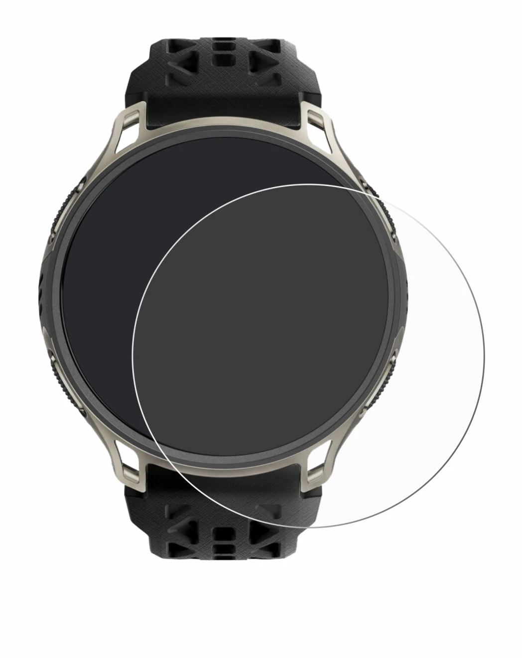 Imagen del dispositivo Amazfit Cheetah 2 Pro con una amplia variedad de protectores de pantalla.