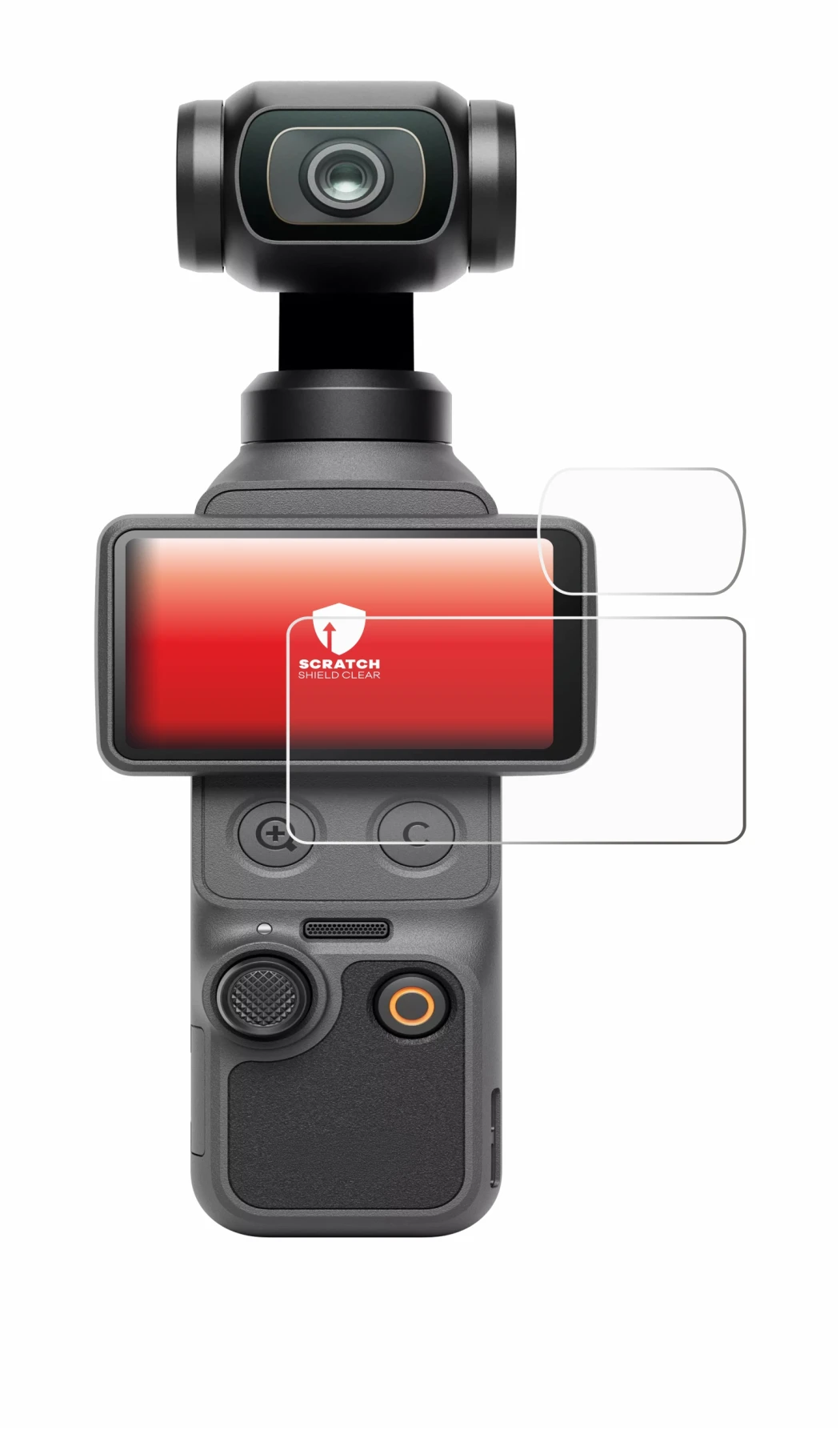 Imagen del dispositivo DJI Osmo Pocket 4 (Pantalla + Lente) con una amplia variedad de protectores de pantalla.