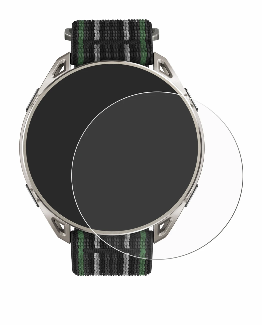 Imagen del dispositivo Amazfit Cheetah 2 Ultra con una amplia variedad de protectores de pantalla.