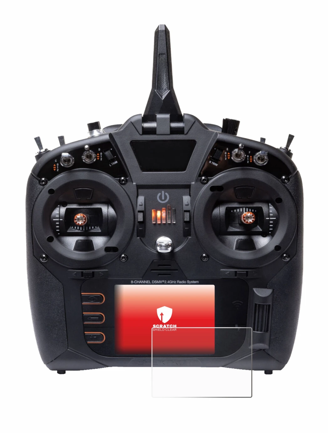 Imagen del dispositivo Spektrum NX8 Plus con una amplia variedad de protectores de pantalla.