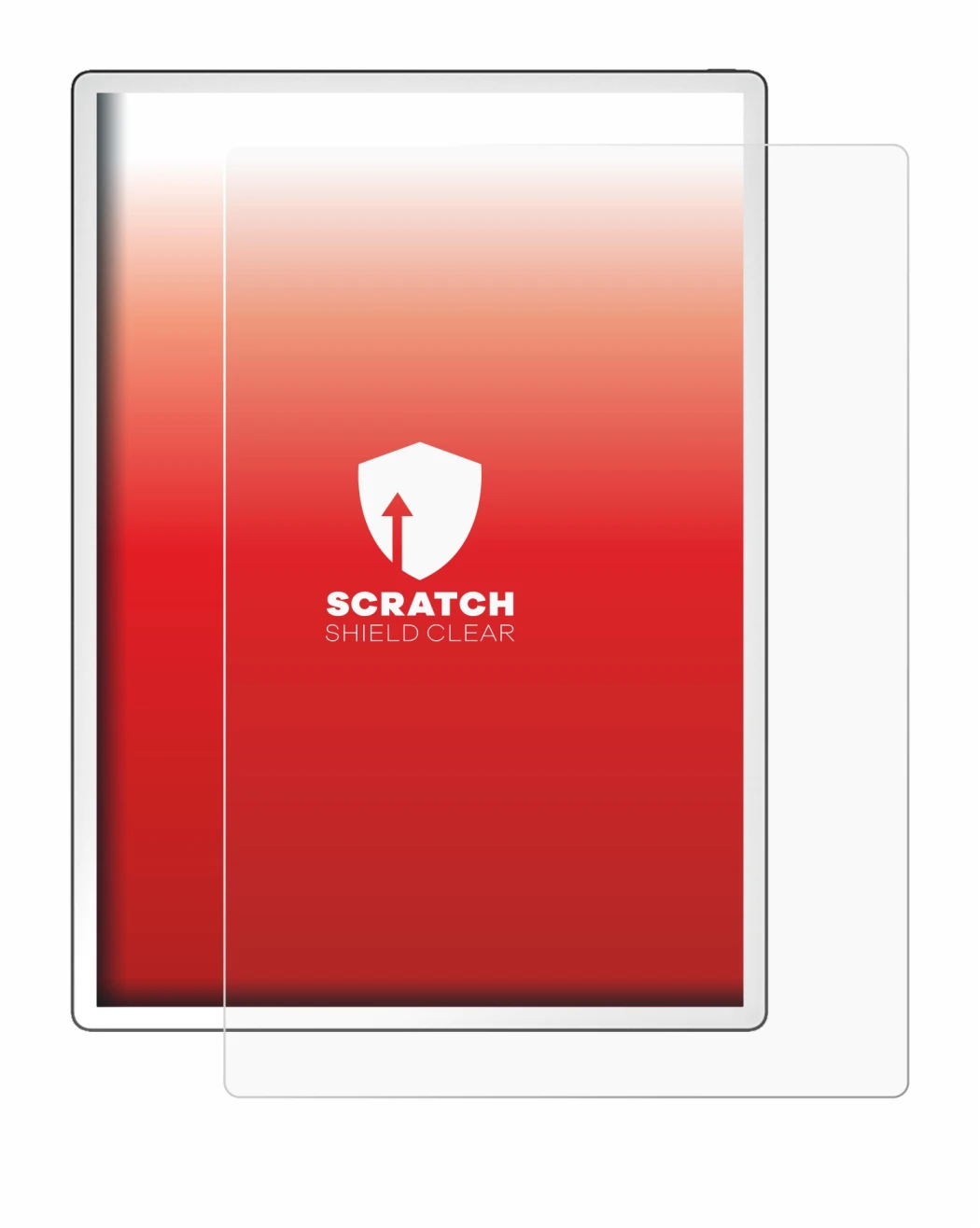 Imagen del dispositivo PocketBook InkPad One con una amplia variedad de protectores de pantalla.