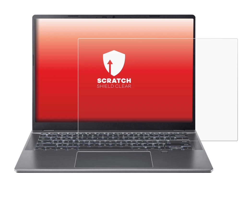 Imagen del dispositivo Acer Chromebook Plus 514 con una amplia variedad de protectores de pantalla.