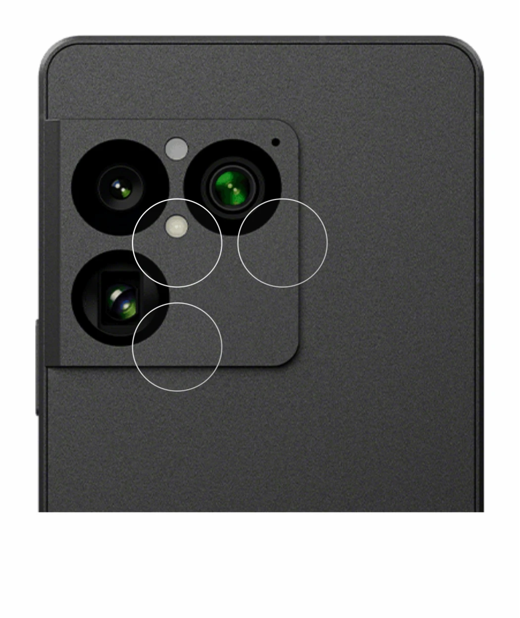 Imagen del dispositivo Sony Xperia 1 VIII (SÓLO Cámara) con una amplia variedad de protectores de pantalla.