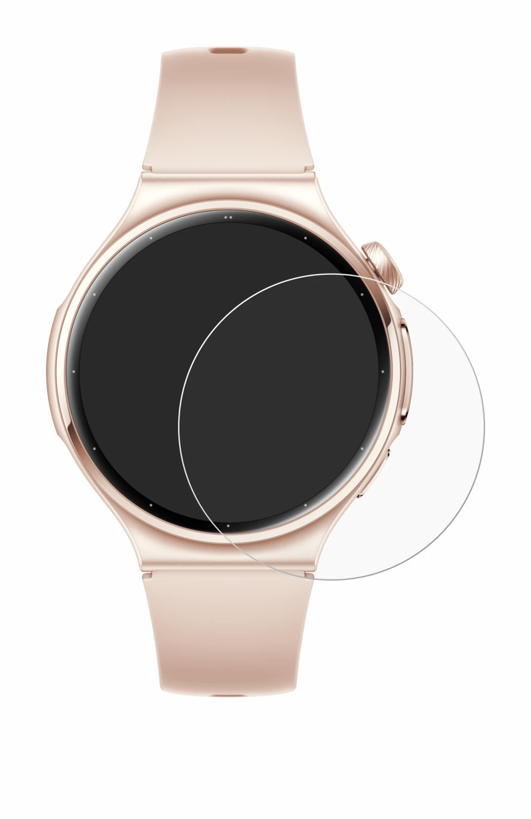 Imagen del dispositivo Huawei Watch 6 42 mm con una amplia variedad de protectores de pantalla.