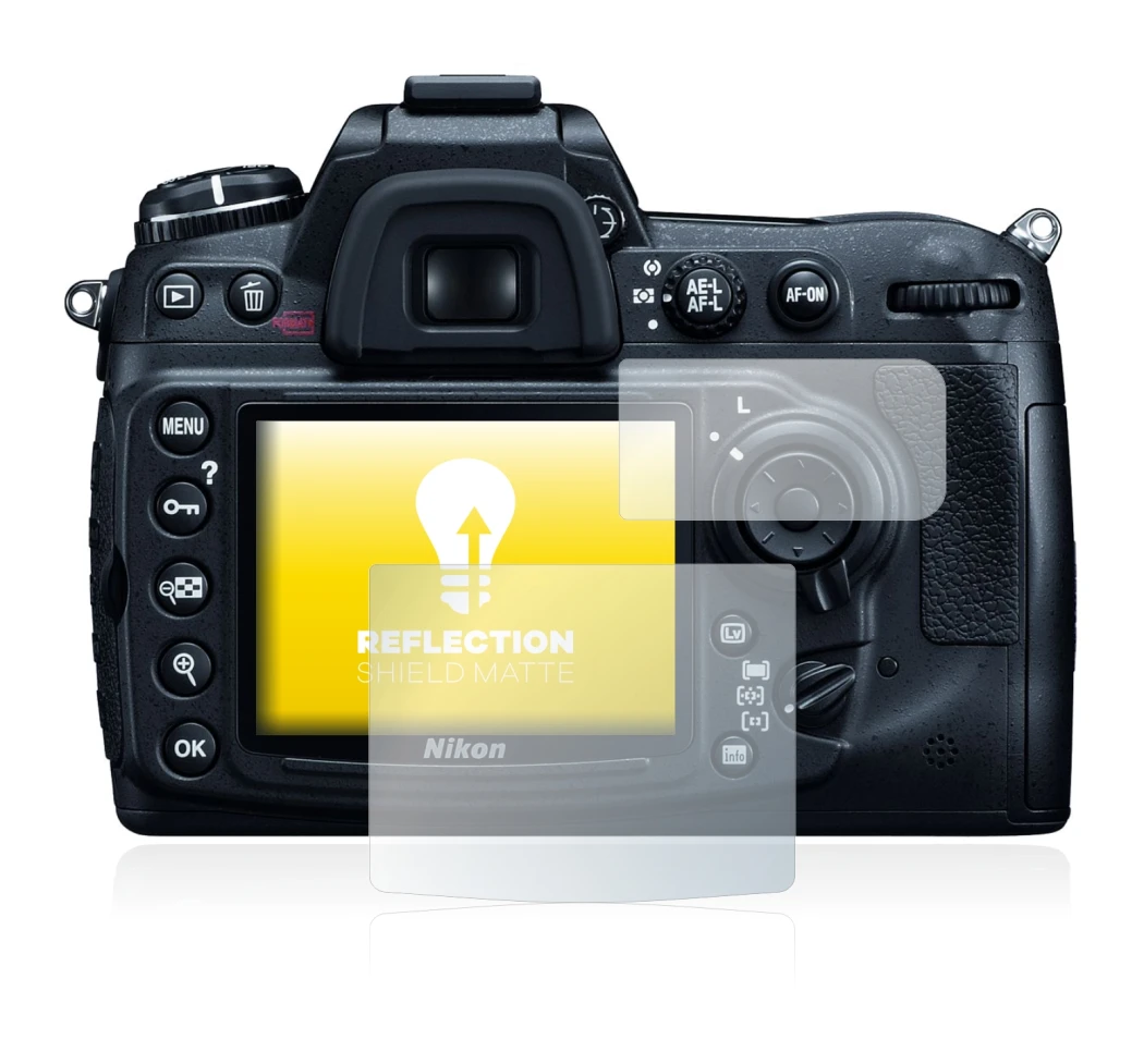 Imagen del dispositivo Nikon D300 con una amplia variedad de protectores de pantalla.