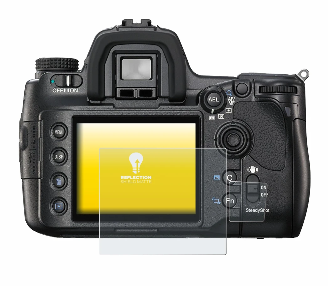 Imagen del dispositivo Sony Alpha 900 (DSLR-A900) con una amplia variedad de protectores de pantalla.