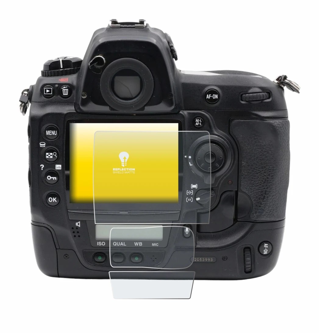 Imagen del dispositivo Nikon D3x con una amplia variedad de protectores de pantalla.