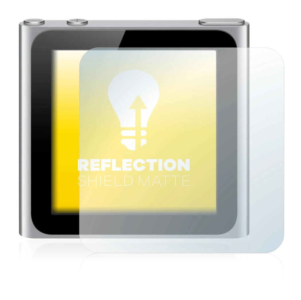 Imagen del dispositivo Apple iPod nano 2010 (6. Gen.) con una amplia variedad de protectores de pantalla.