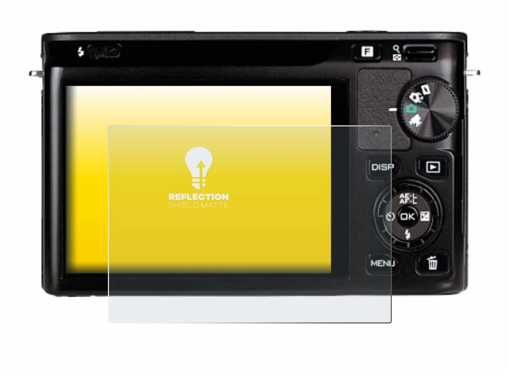 Imagen del dispositivo Nikon 1 J1 con una amplia variedad de protectores de pantalla.