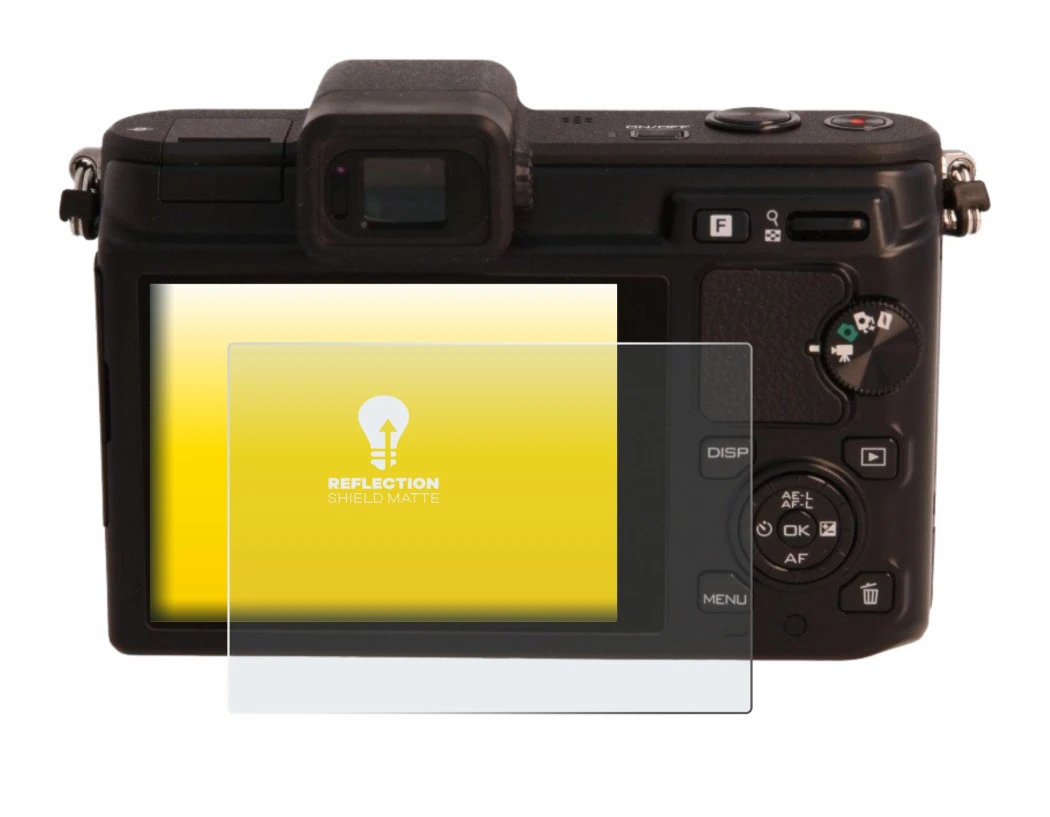 Imagen del dispositivo Nikon 1 V1 con una amplia variedad de protectores de pantalla.