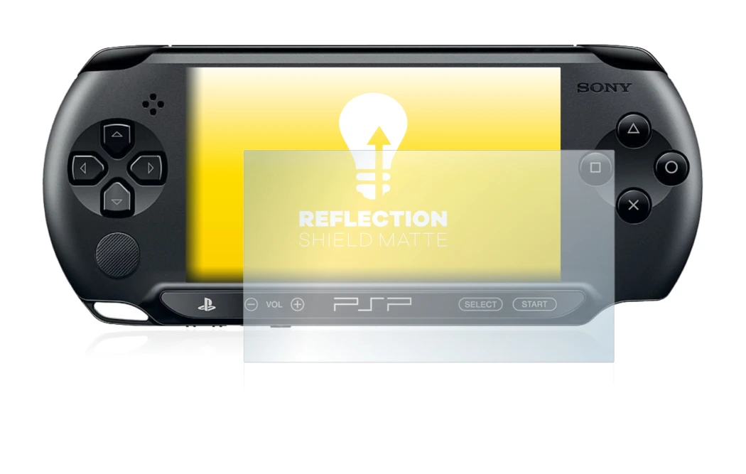 Imagen del dispositivo Sony PSP Street E1004 con una amplia variedad de protectores de pantalla.