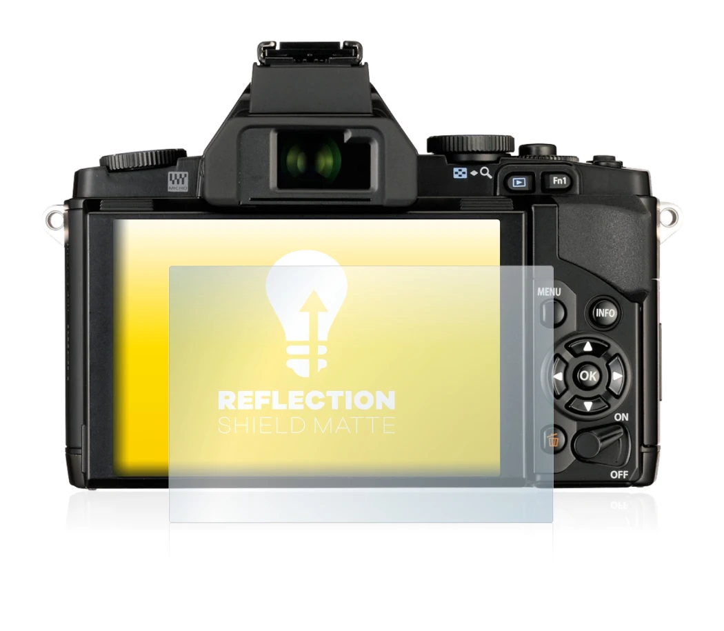 Imagen del dispositivo Olympus OM-D E-M5 con una amplia variedad de protectores de pantalla.