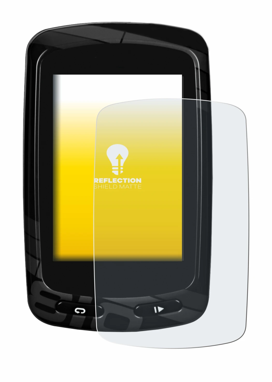 Imagen del dispositivo Garmin Edge 810 con una amplia variedad de protectores de pantalla.