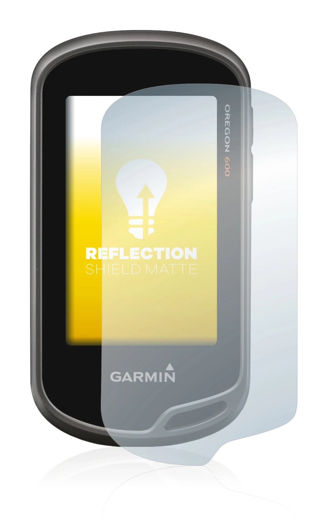 Imagen del dispositivo Garmin Oregon 650 con una amplia variedad de protectores de pantalla.