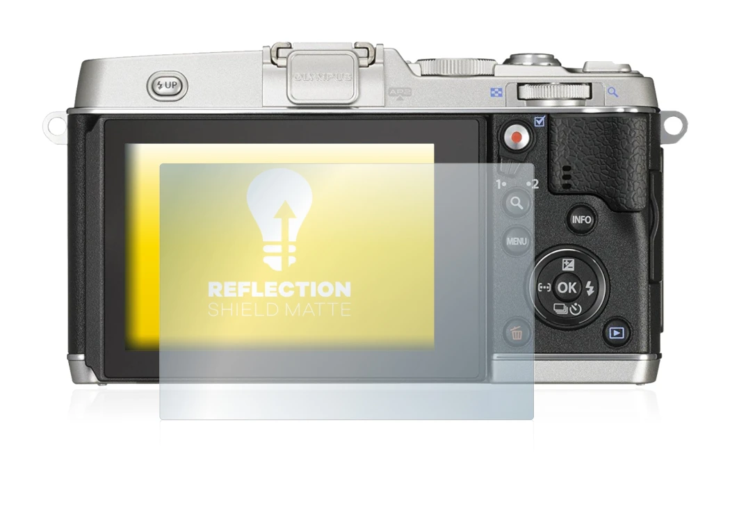 Imagen del dispositivo Olympus PEN E-P5 con una amplia variedad de protectores de pantalla.